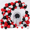Red and Black Balloons, New Year, Graduation Decorations | 120pcs Red White and by YMSZ