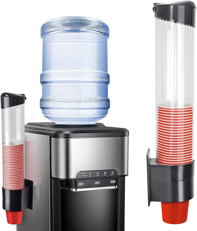 Cup Dispenser, Wall Mount Water Cooler Cup Holder Fits 7-12oz Cups | Pull Type by IWNTWY