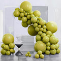 PartyWoo Sage Green Balloons 140pcs Olive Eucalyptus Dusty Green Boho Color | by PartyWoo