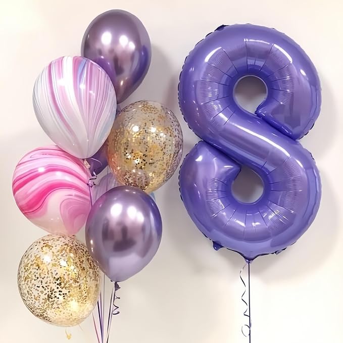 40 Inch 2nd 20th Birthday Number Balloon, Self Inflating Number Balloon - Image 7