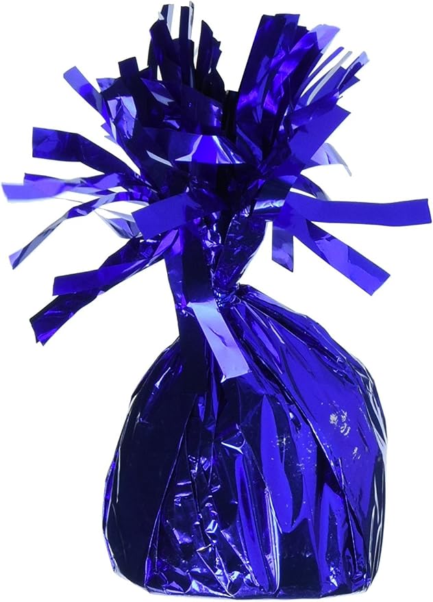 Royal Blue Foil Balloon Weight 1 Count, Adorable Party Essential by Unique