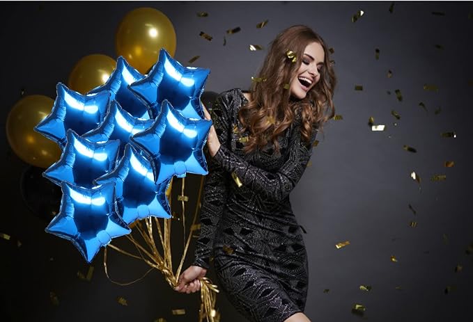 10pcs Star Shape Foil Mylar Helium Balloon 18" Balloon Birthday Party - Image 6