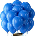 Pro Duralatex Royal Blue Extra-Thick Balloons 100 Pack 12 inch | Matte Dark by Bezente