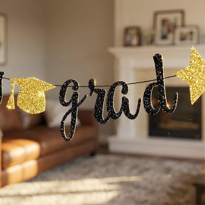 2026 Graduation Decorations, Congrats Grad Banner Gradutaion Centerpieces Grad - Image 4