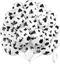 60pcs Cow Print Balloons, Latex Cow Balloons by Vicduotex