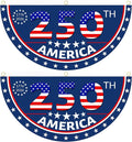 2PCS USA Anniversary 250th Flag, 1.5X3 FT Anniversary Fan Flags, Yard Signs by Unknown