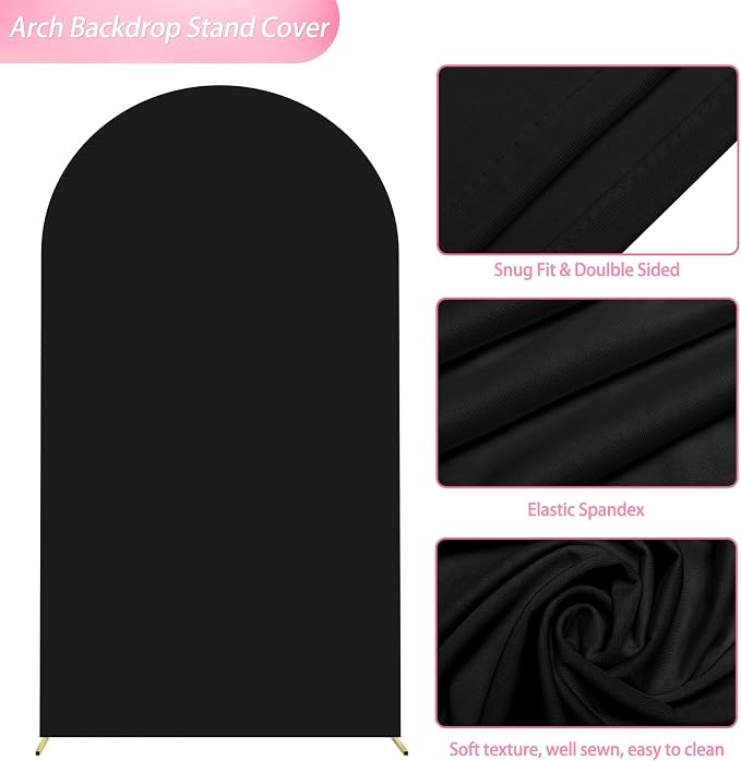 6.6FT Arch Backdrop Stand and Cover Set, Arch Stand - Image 4
