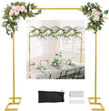 8.2 FT Wedding Arch Square Backdrop Stand Extra Clamps to Table Rod Frame | by Nisoger
