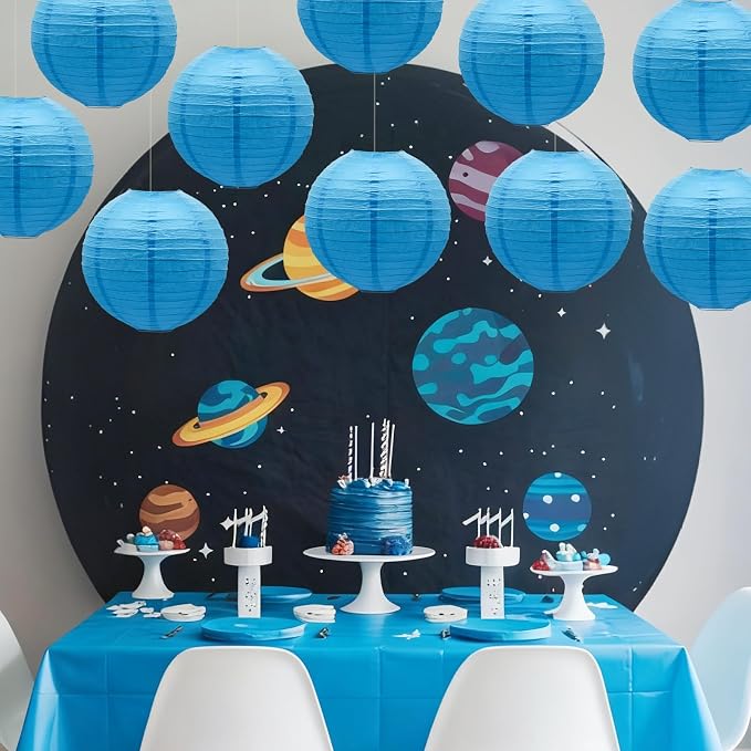 Round Chinese Paper Lanterns Decorative Hanging Ceiling Lanterns - Image 5