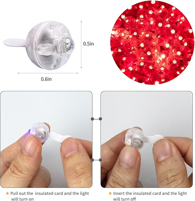 Aogist 100pcs Red Mini Lights - Image 4