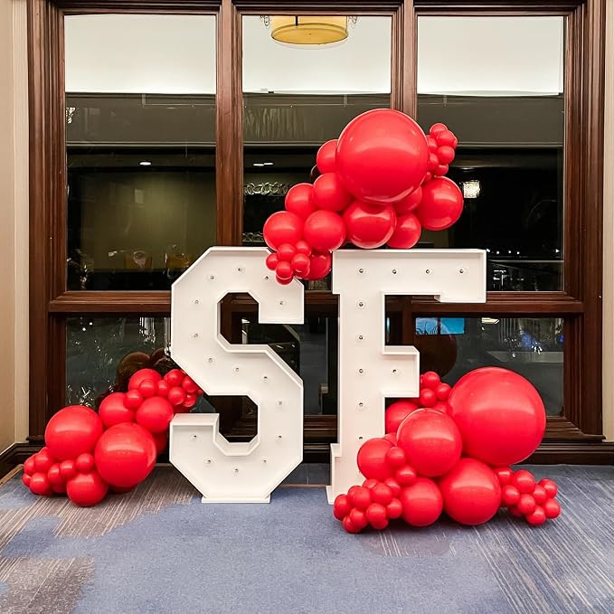 Red Latex Balloons, Graduation, Baby Shower, Valentines, Wedding Party - Image 6