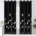 Blackout Curtains 72 Inch Long 2 Panels Set by ESTELARTEXTILER