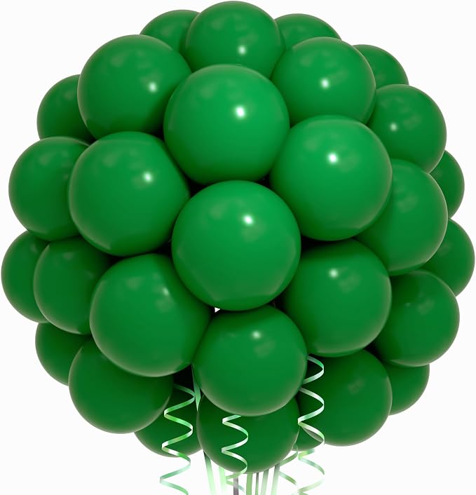 Green Balloons Birthday Party Balloons by Unknown