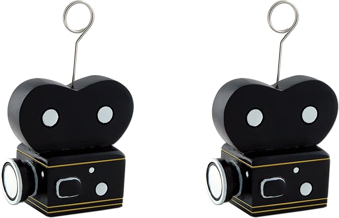 Beistle S50219AZ2 Movie Camera Photo/Balloon Holders 6 Ounces by Beistle