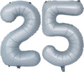40 In Matte gray Number Balloon Helium Foil Mylar Birthday Balloon Digit 25 | by Exquisitehighqualitypartydecorationstomeetyoureveryneed%EF%BC%81
