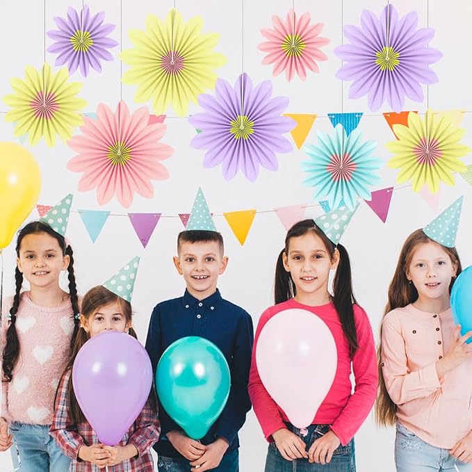 zilue Paper Fans Party Decorations Paper Flowers Decorations - Image 5
