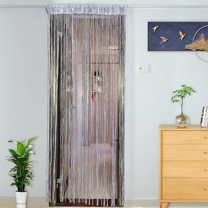 Home Decor Sequin Curtain for Doorway, Door String Curtains, 39x79 inch Closet - Image 3