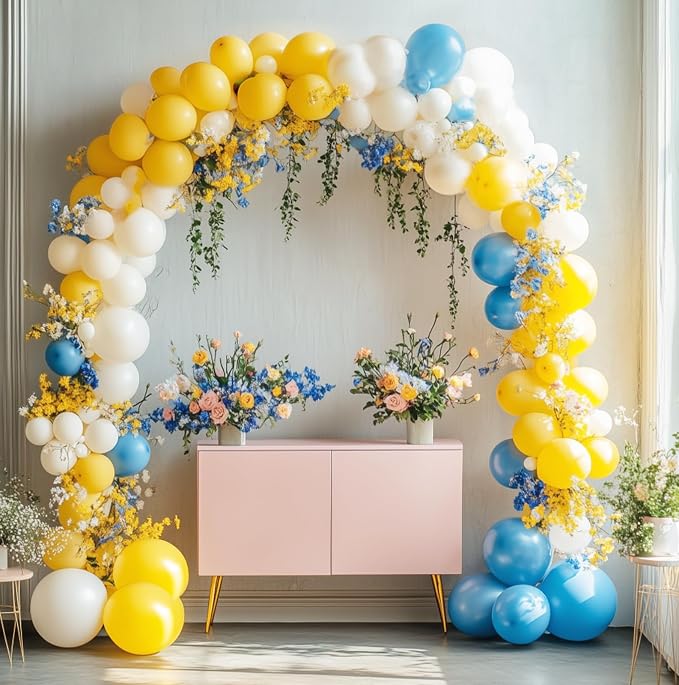 RUBFAC Yellow Balloons Different Sizes 105pcs 5/10/12/18 Inch Yellow Balloon - Image 6