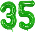 Number 35 Balloons for 35th Birthday Party Decorations, 0-100 Large No.35 by Joycard