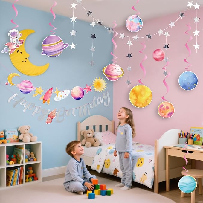 Pre-strung Space Party Decorations - Image 4