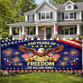 Personalized 250 Years of Freedom USA Banner 1776-2026, Patriotic American by LOVELYPOD