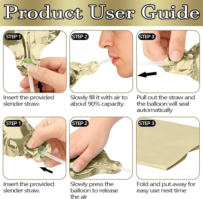 40 Inch Number 17 Balloons for 17th Birthday Party Decorations, 0-100 Champagne - Image 5