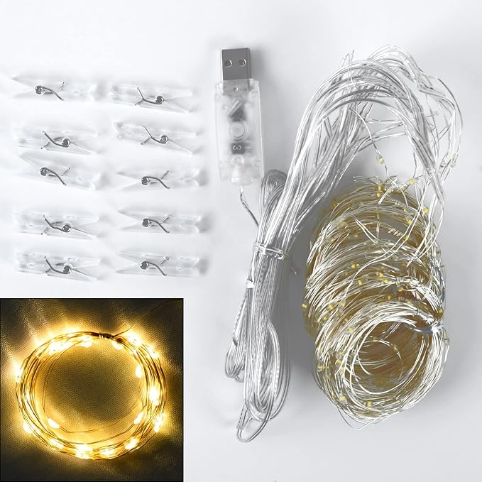 Champagne Tulle Photo Backdrop Curtain with Lights String for Parties Wedding Bridal Shower Sheer Champagne Curtain Backdrop for Birthday Baby Shower Photo Booth Photography 10ft x 8ft