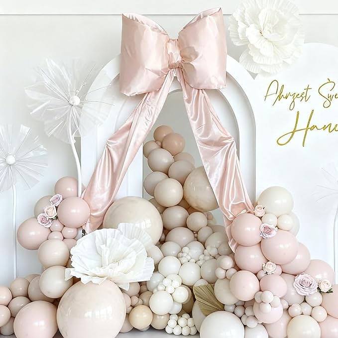 100pcs 5inch Small Sand White Balloons | 5” Mini Ivory & Cream Party Balloons - Image 3