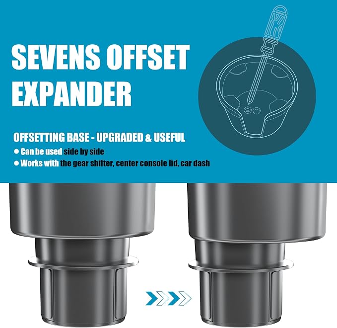 SEVEN SPARTA Car Cup Holder Expander - Image 5