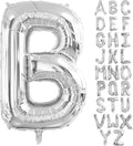 Lovoir 40 Inch Large Silver Letter B Balloons Big Size Jumbo Mylar Foil Helium by Lovoir