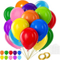 100PCS 12 Inch Rainbow Latex Balloons, Baby Shower, Wedding & Festival Party by YEATOP