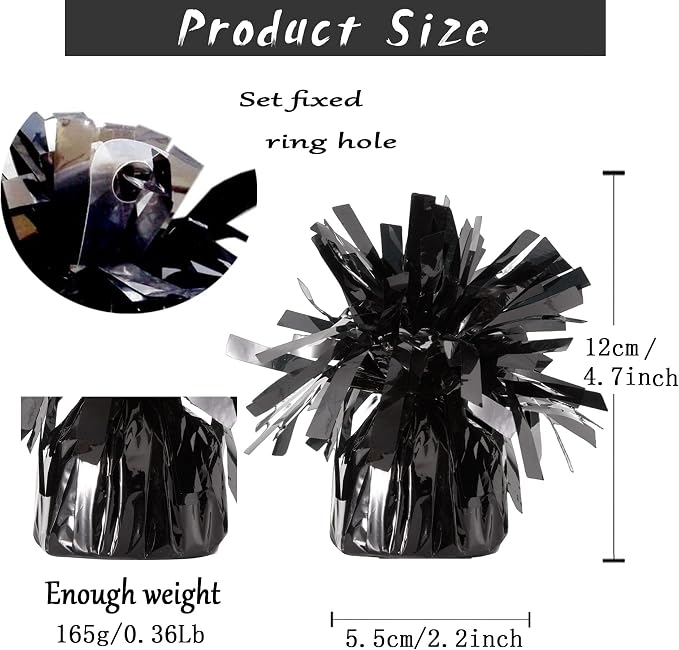 Balloon Weights, 24 Pieces, Weight 0.36Lb | Aluminum Foil, Suitable - Image 2