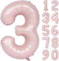 40 In Matte Pink Number Balloons Helium Foil Mylar Balloon Party Digital 3 | by Exquisitehighqualitypartydecorationstomeetyoureveryneed%EF%BC%81