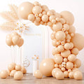 Voircoloria 130pcs Blush Pink Balloons Garland Arch Kit, 18 12 10 5 Inch | by Voircoloria