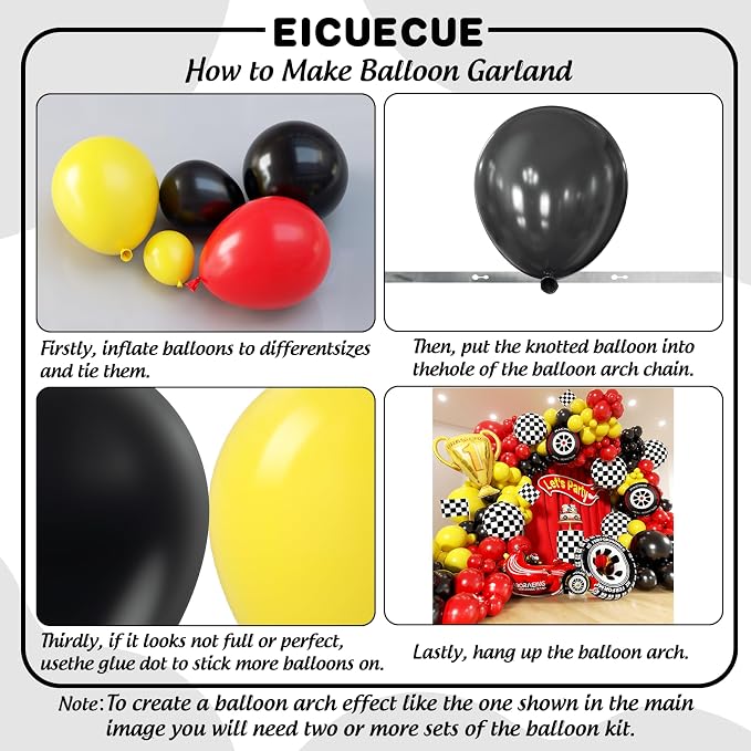 Race Car Balloon Arch Kit - Image 3