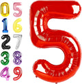 Birthday Number Balloons 40 Inch 4 Balloon by Argthjy