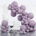 PartyWoo Dusty Purple Balloons 100pcs Lavender Lilac Boho Neutral Color | by PartyWoo