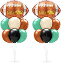 Sumind 2 Set Football Table Centerpiece Balloon Stand Kit Football Foil by Sumind