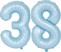 40 In Matte Blue Number Balloons Helium Foil Mylar Balloon Party Digital 38 | by Exquisitehighqualitypartydecorationstomeetyoureveryneed%EF%BC%81