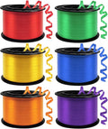 1/5 Inch Curling Ribbon, Set-600 Yards Rainbow Ribbon, 6 Assorted Colors by YCDMLJC