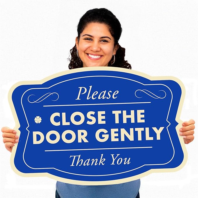 Custom Outdoor Decorative Metal Sign, Personalized Aluminum, Driveway Sign - Waterproof, Made in USA, Blue Steel 12x8 In