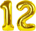 Numbers 10 Balloon 40Inch Gold Balloons by Argthjy
