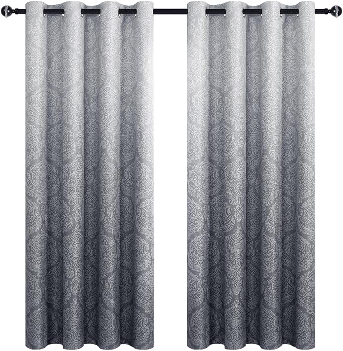 DWCN Ombre Blackout Curtains for Living Room - Image 9