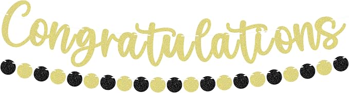 Pre-strung Congratulations Banner by EONNCNT