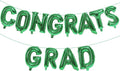 16 Inch Green Congrats Grad Banner Balloons, Graduation Decorations 2026 by KALOR