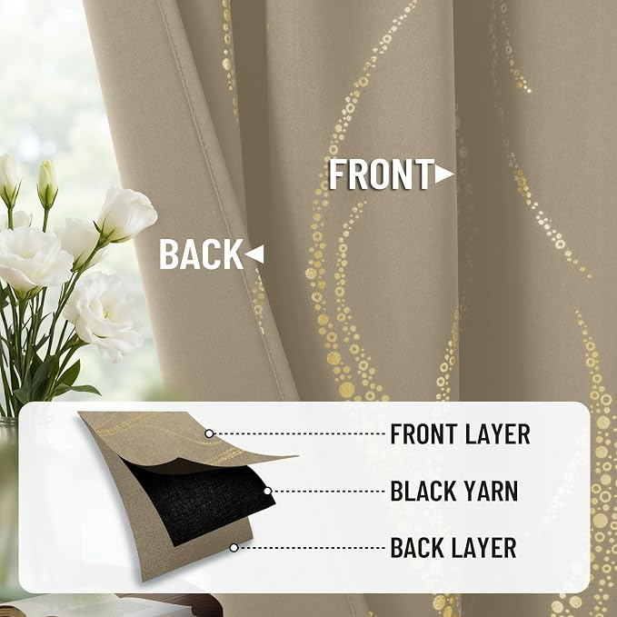 Yakamok Natural Blackout Curtains - Image 6