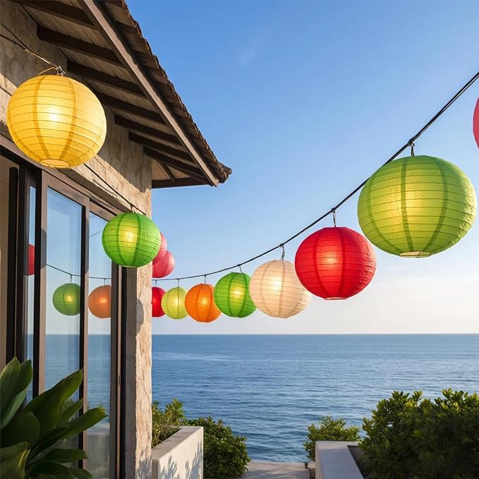 Colorful Chinese Paper Lanterns - Image 7