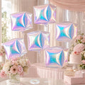 Iridescent Cube Balloons, Baby Shower, Anniversary and Mermaid Party Decorations by BIAPIAN