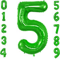 Number 5 Balloons for 5th Birthday Party Decorations, 0-100 Large No.5 Balloons by Joycard