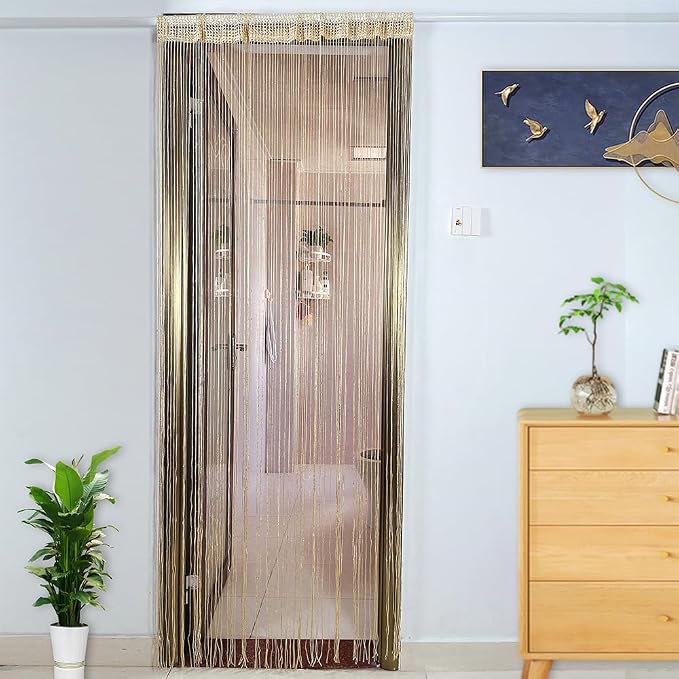 Home Decor Sequin Curtain for Doorway, Door String Curtains, 39x79 inch Hanging - Image 3